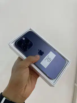 Ready Stock Iphone 14 Pro 128 GB Purple Fullset BH 82 %
