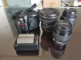 Nikon d90 + lensa