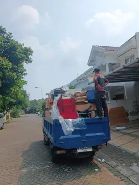 Jasa amgkutan mobil engkel bak untuk pindahan barang