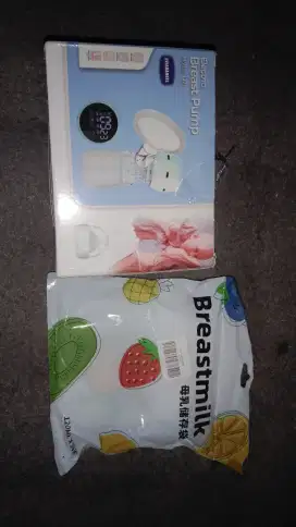 Pompa ASI elektrik plus kantong ASI