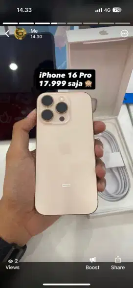 promo iphone 16 pro bisa cicilan