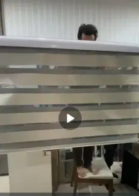 JUAL ZEBRA BLIND L 147 X T 135 ( UKURAN JADI ) FREE PASANG