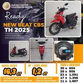 ISTIMEWA HONDA NEW BEAT CBS TH 2025 UNIT MULUS BISA CASH KREDIT GARANS