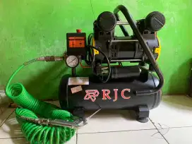 KOMPRESOR ANGIN SILENT TABUNG 10 LITER + SELANG + AIR DUSTER