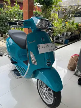 Vespa Sprint I Get Abs Blue Audace Low Kilometer