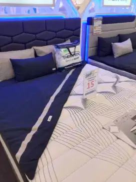 Promo spesial Therapedic king set 180 x 200 cm bunga 0%