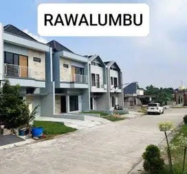 DIJUAL RUMAH BARU MINI CLUSTER DI RAWA LUMBU  BEKASI
