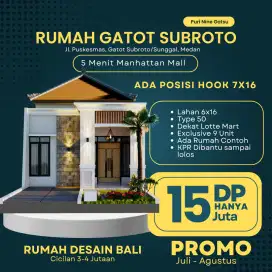RUMAH CANTIK DESAIN BALI LOKASI GATOT SUBROTO