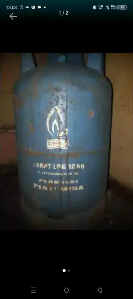 Tabung gas 12 kg kosong 300rb