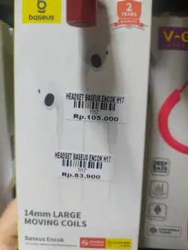 HEADSET BASEUS ENCOK H17