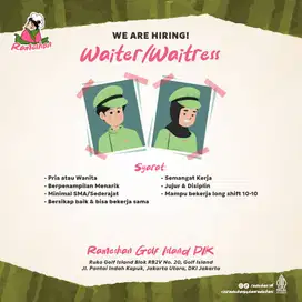 LOWONGAN WAITER RESTORAN PIK
