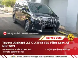 [ LOW KM ] Toyota Alphard 2.5 G ATPM TSS Pilot Seat AT 2021/2022