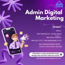 Lowongan Admin Digital Marketing