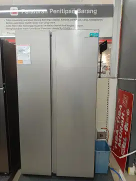 KREDIT TANPA DP KULKAS SBS HISENSE