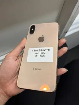 Iphone XS 64gb Mulus Nominus Fullset Garansi Menerima Tt