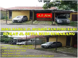 Tanah Bina Marga Jl. Murbei dan dekat Jl. Setia Budi Semarang Atas
