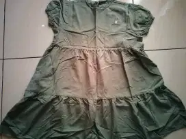 Dress warna hijau armi