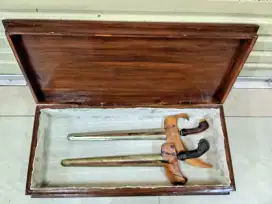 Keris - kotak keris peti jati kotak show case peti ukir kayu premium
