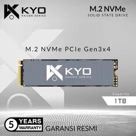 SSD NVME M.2 1TB KAIZEN SSD NVMe M.2 PCIe Gen3+Heatsink Garansi Resmi