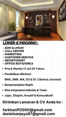 Loker dan Magang