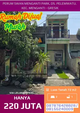 PERUM SWAN MENGANTI PARK PELEMWATU GRESIK DIJUAL MURAH