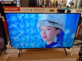 Promo spesial Sharp 4k Google Tv 50 inch bunga 0%