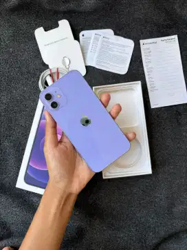 iPhone 12 64GB Second Original iBox Warna Purple
Battery Health 76%