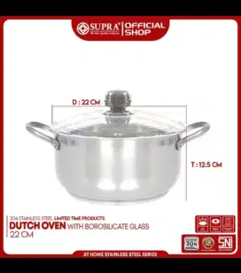 Dutch pan supra stainless steel 24cm panci supra