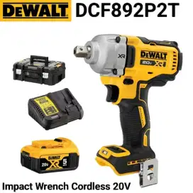 Dewalt DCF892p2T mesin pembuka baut cordless
