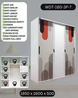 perlengkapan kantor lemari minimalis plat besi anti jamur anti air