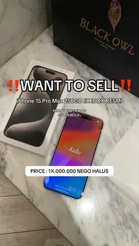 FOR SALE iPhone 15 Pro Max 256GB