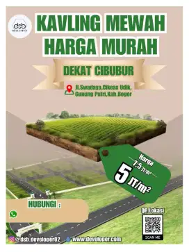 Kavling Terjangkau & Siap Bangun di KKC Cikeas - Dekat Akses Tol