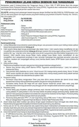 *LELANG RUMAH MURAH*