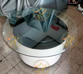 Meja bulat kaca, second