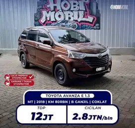 Avanza E 1.3 MT 2018