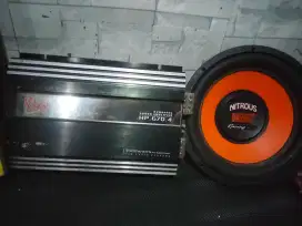 Power kick dan subwofer ADS nitrous 12 inc