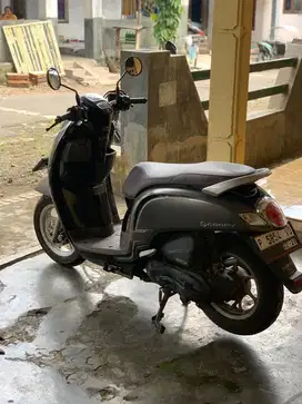Honda Scoopy 2018, stylish matte brown