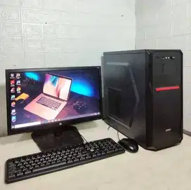 PC set Murah i3 RAM 8 SSD 128GB Monitor 19in Key Mouse tinggal pakai