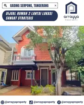 DIJUAL RUMAH 2 LANTAI DI CLUSTER GADING SERPONG 'RN45
