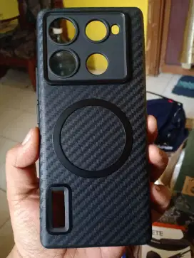Headset tipe C dan softcase Infinix note 40 pro plus 5G baru