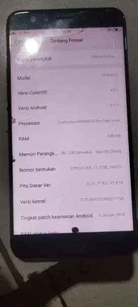 OPPO F3 PLUS 4/64