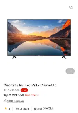 PROMO KREDIT XIAOMI 43 INC LED MI TV