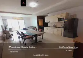 Disewakan Apartemen Thamrin Residences High Floor 3BR+1 Full Furnished