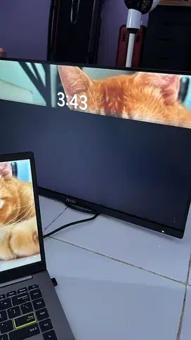 Monitor MSI 24” (Layar nyala setengah)