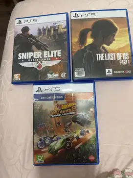 paket kaset PS 5 baru beli hanya dipakai sekali soalnya salah beli..