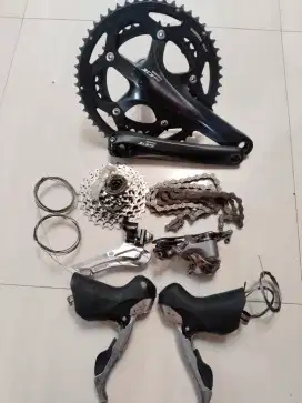 Group set SHIMANO 105 tipe 5700 black NEGO