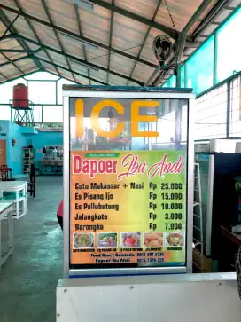 Di jual Gerobak etalase alumunium