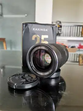 Lensa Kaxinda 25mm f 0.95 Manual Fokus mft olympus, lumix, blackmagic