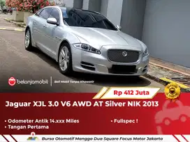 [MILES ANTIK 14RB ] Jaguar XJL 3.0 V6 AWD Fullspec AT Silver 2013 2014