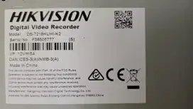 DVR Hikvision 16 chanel baru dipakai 1bln